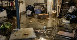 Water Damage in Basement